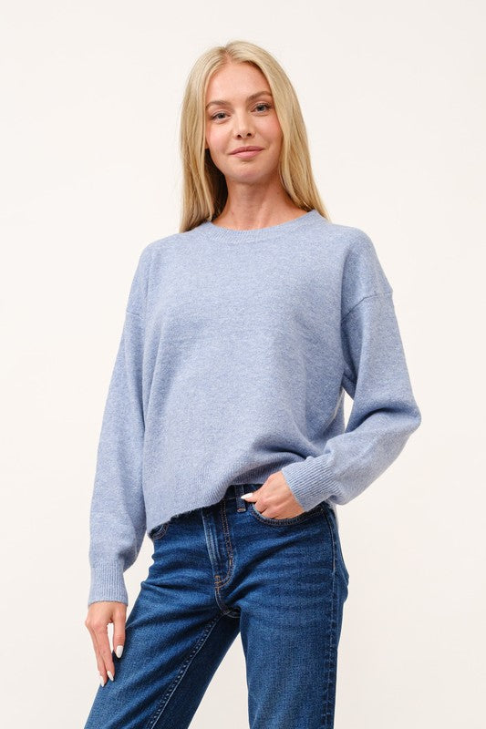 Crewneck Soft Pullover Sweater