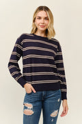 Maren Striped Pullover Sweater