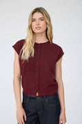 Scarlett Raw Edge Sweater Vest