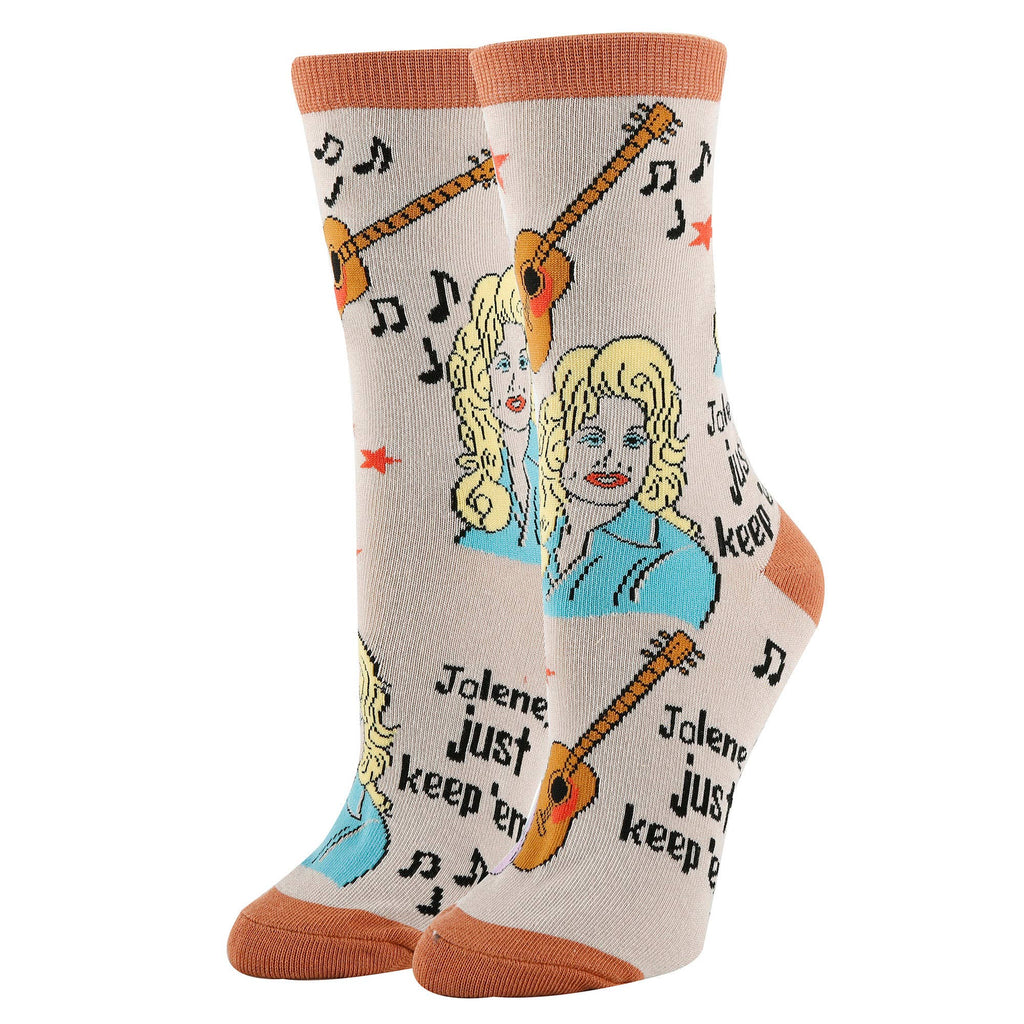 Just Keep 'em | Women's Jolene Dolly Parton Crew Socks