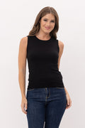 Round Neck Vest Sweater