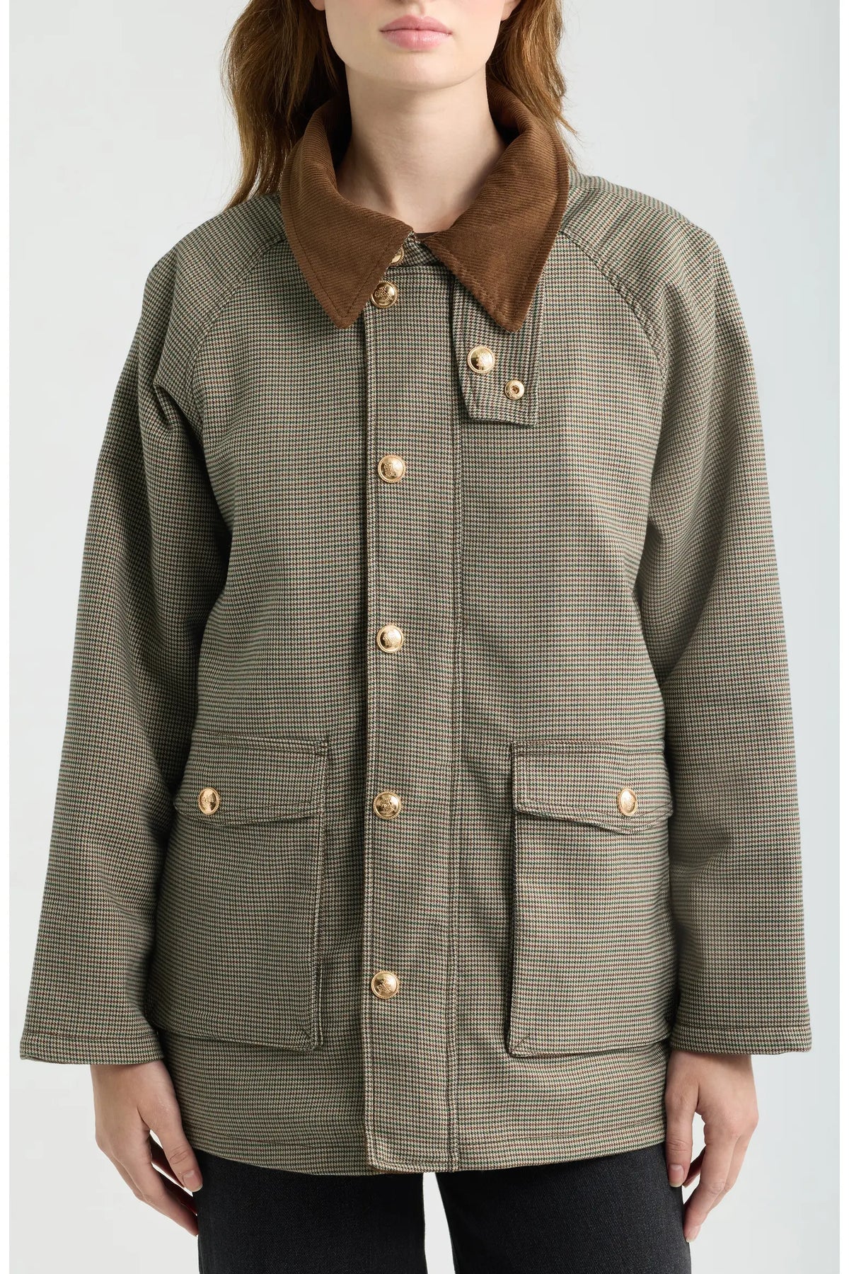 Emei Cord Collar Jacket