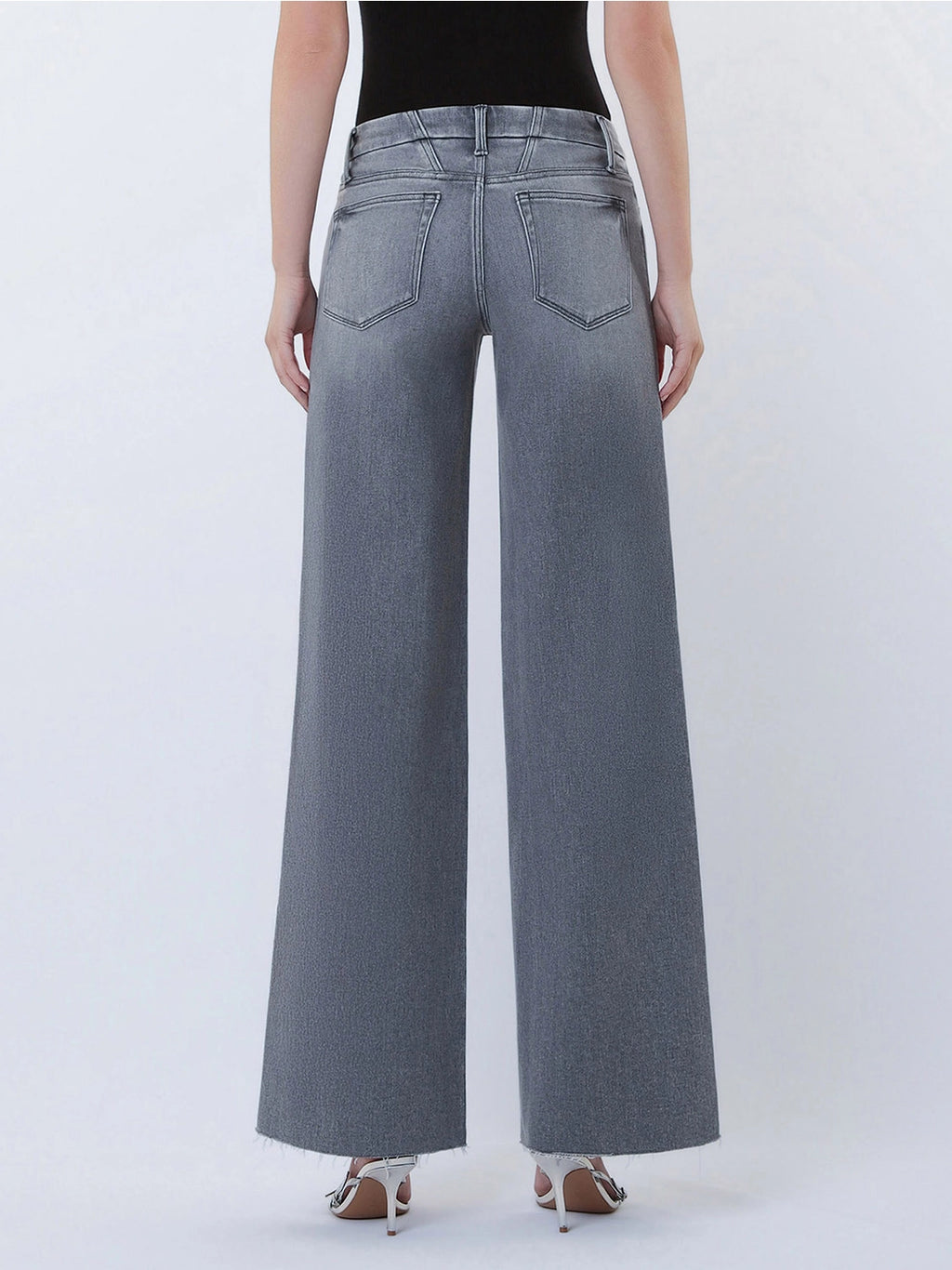 Stone Mid-Rise Jeans