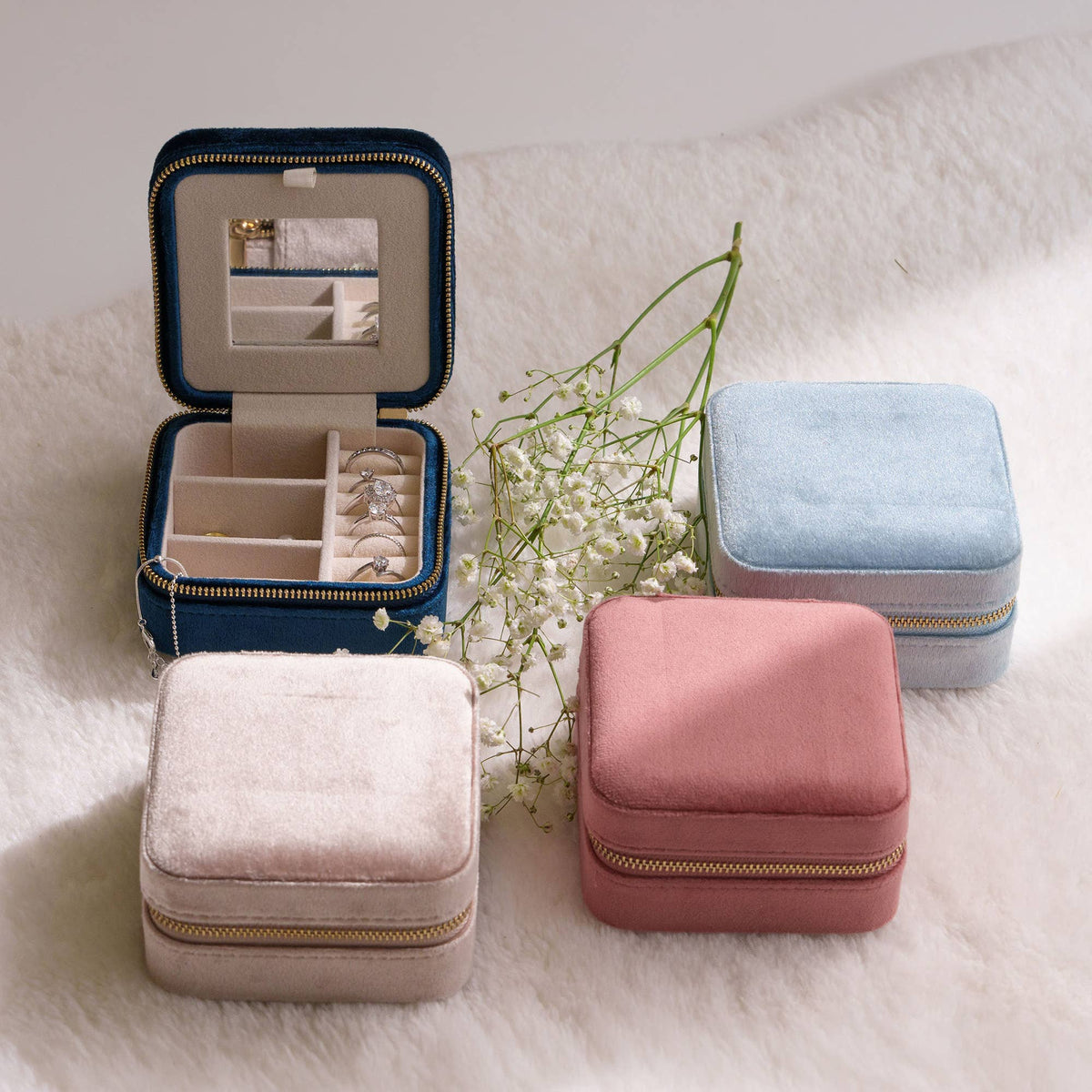 Velvet Jewelry Box