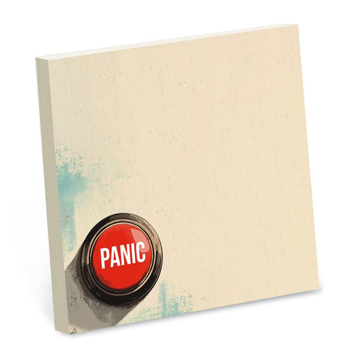 Panic Button - Funny Office Sticky Note Pad