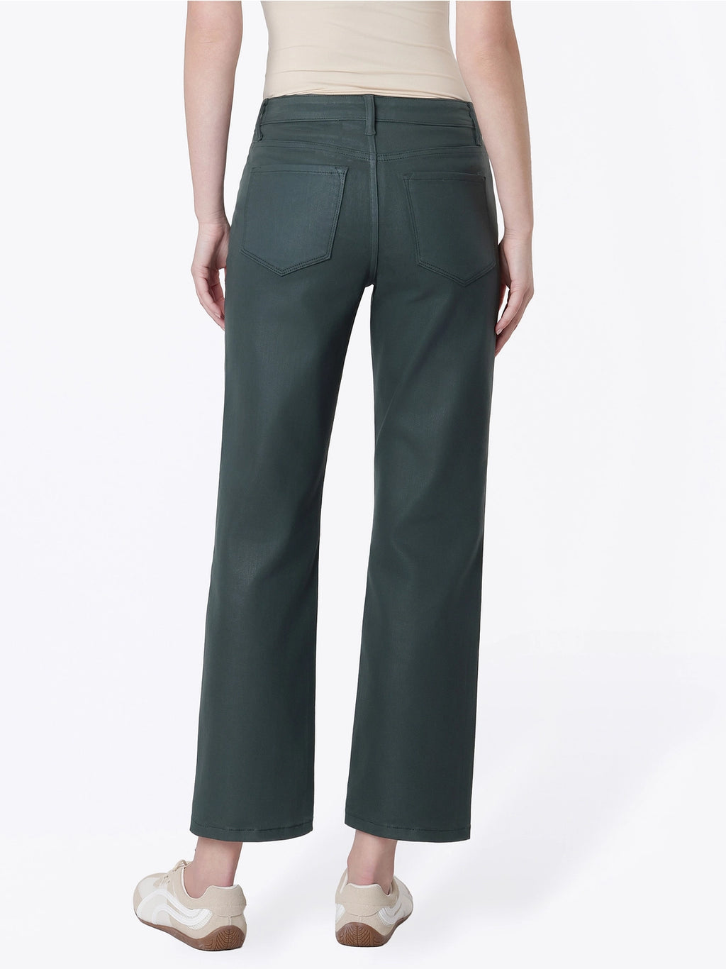 Dark Spruce Coated Jeans