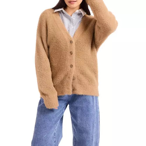 Hallie Fuzzy Cardigan