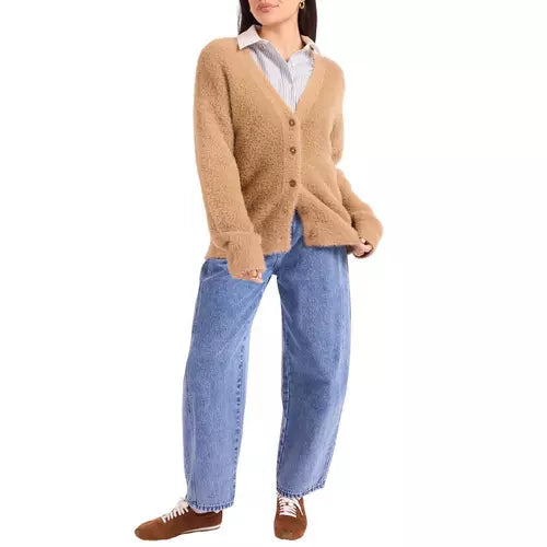 Hallie Fuzzy Cardigan