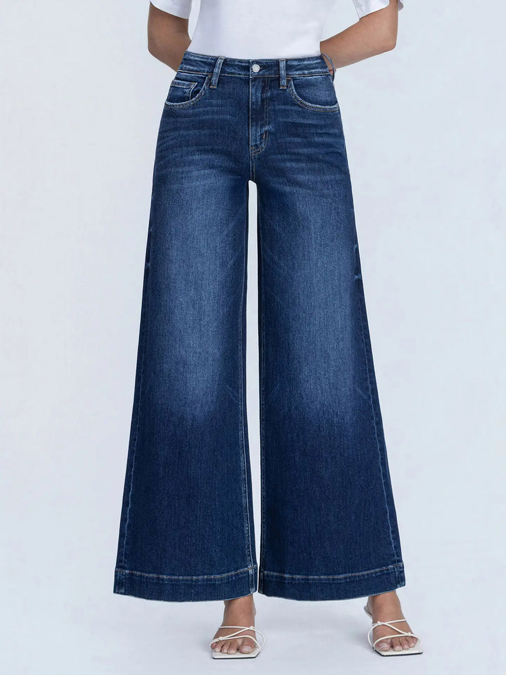 Beaming High Rise Palazzo Jeans