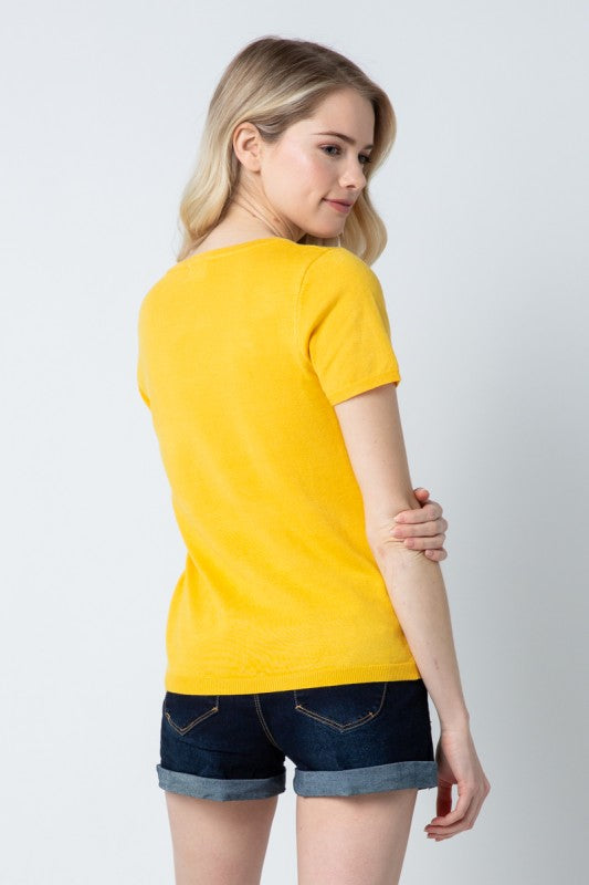 Simplicity Crew Neck Short Sleeves
