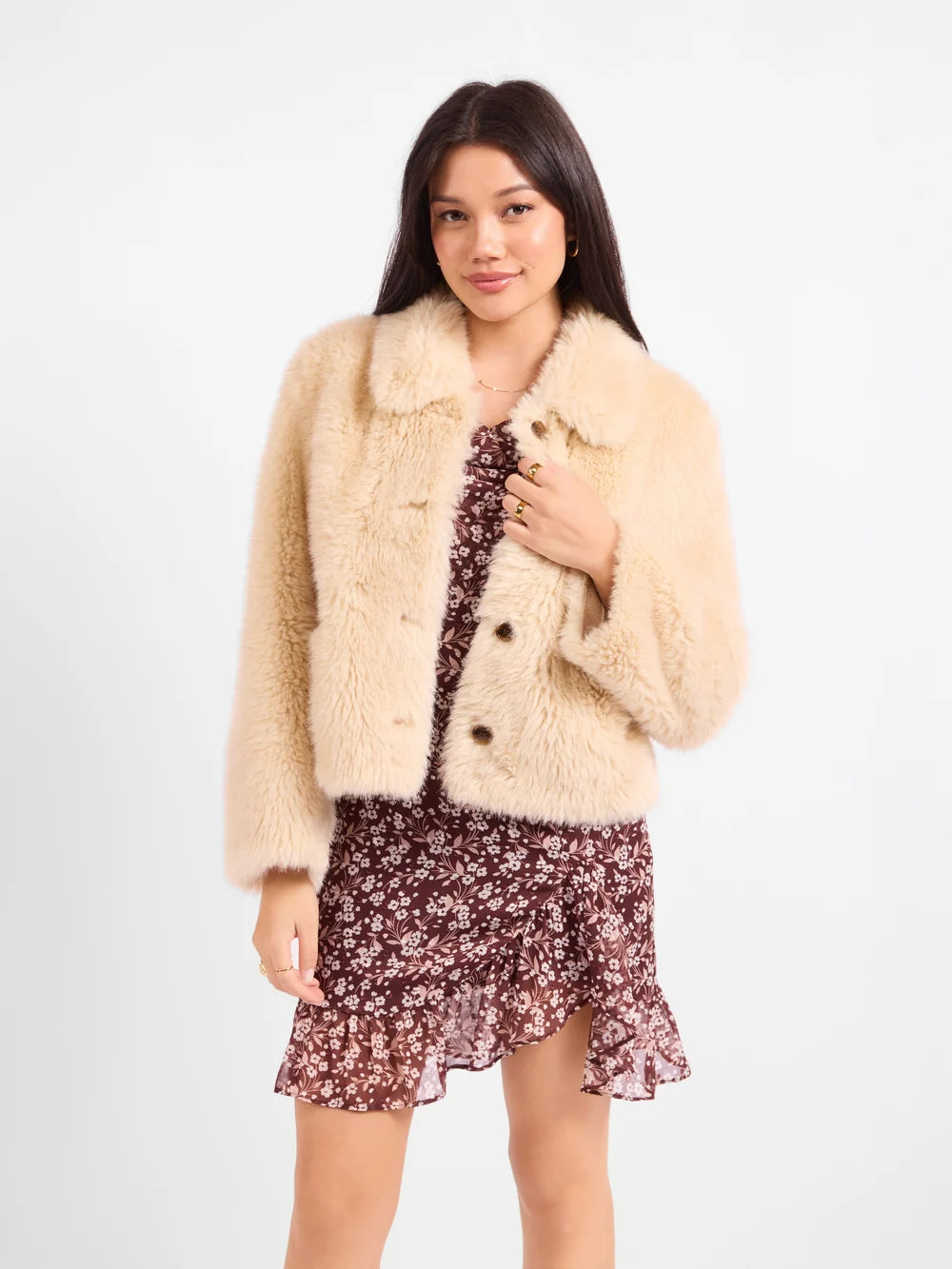 Calla Faux Fur Coat