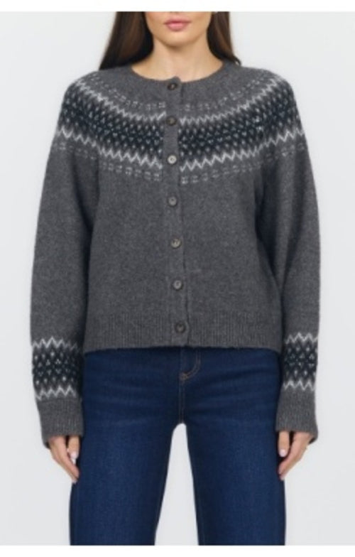 Amina Sweater- Charcoal Grey