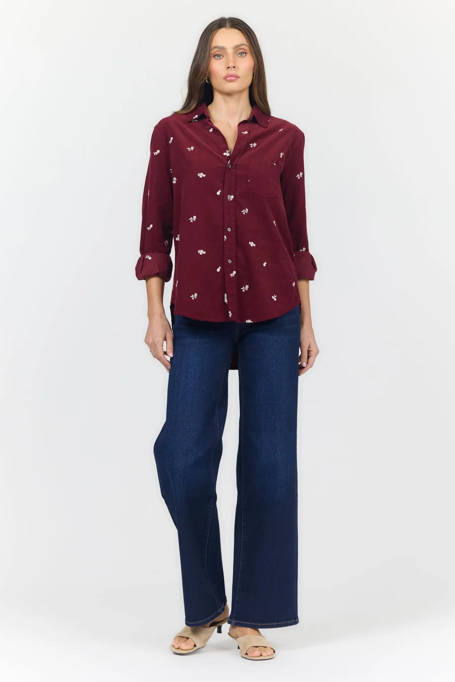 Galina Top- Tea Rose Cord