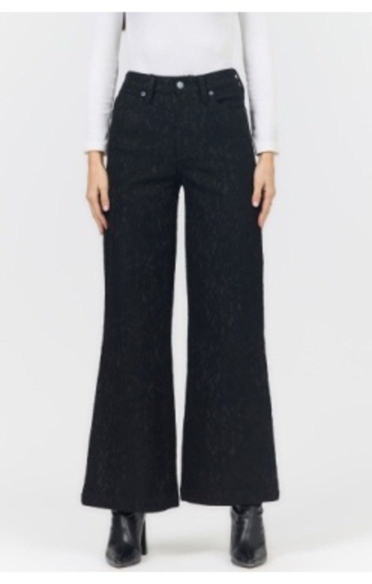 Fiona Wide Leg- Black Lace