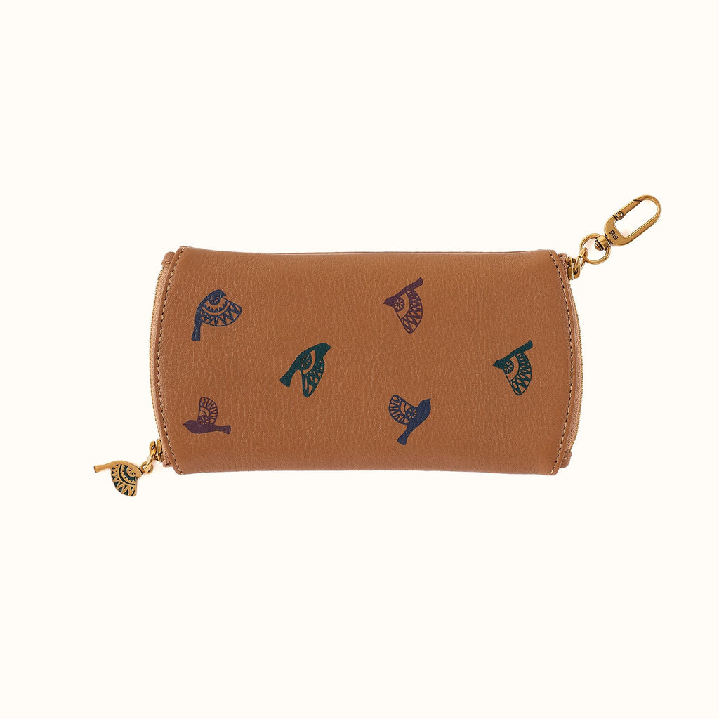 Spark Double Eyeglass Case - Timber Brown