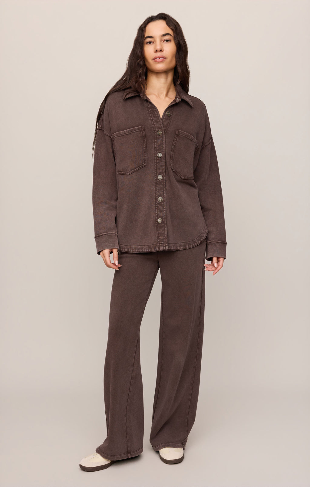 All Day Knit Jacket- Dark Chocolate
