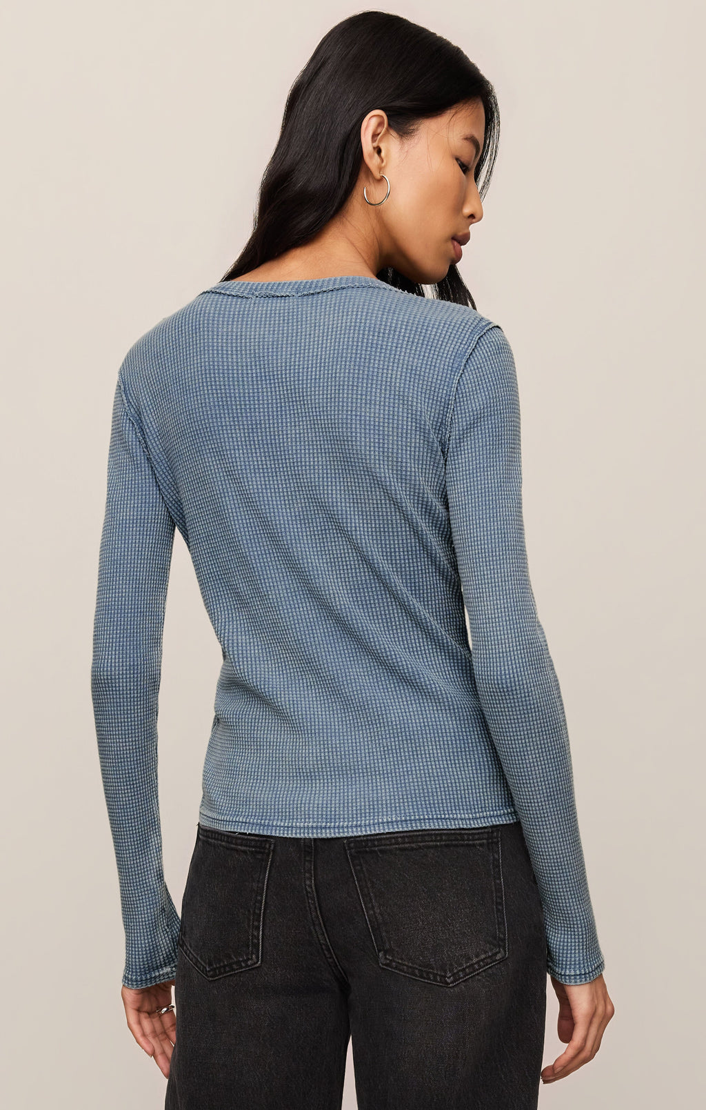 Arlet Mini Thermal Top- Mineral Blue