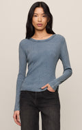 Arlet Mini Thermal Top- Mineral Blue