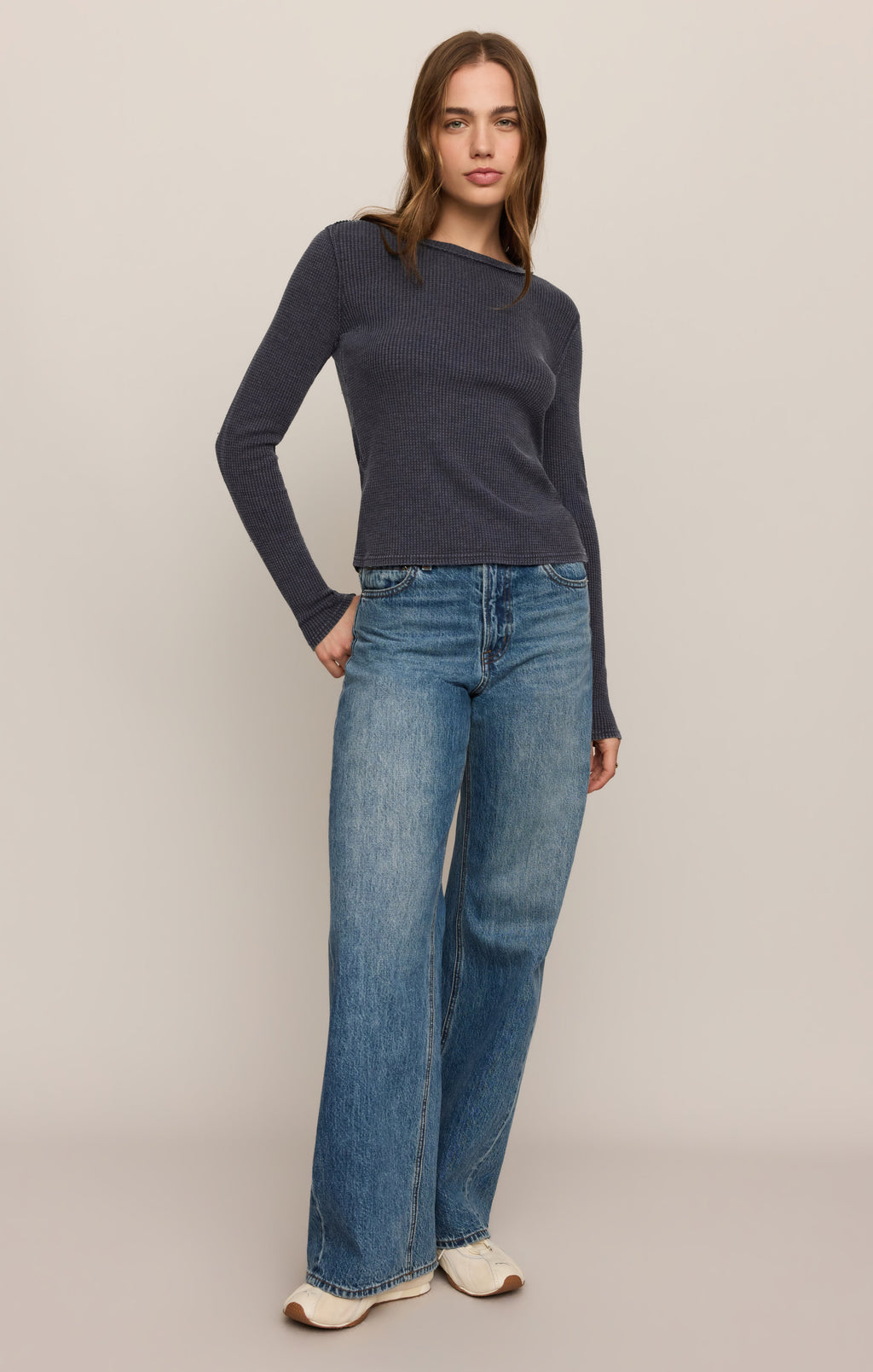 Arlet Mini Thermal Top- Oxford Blue