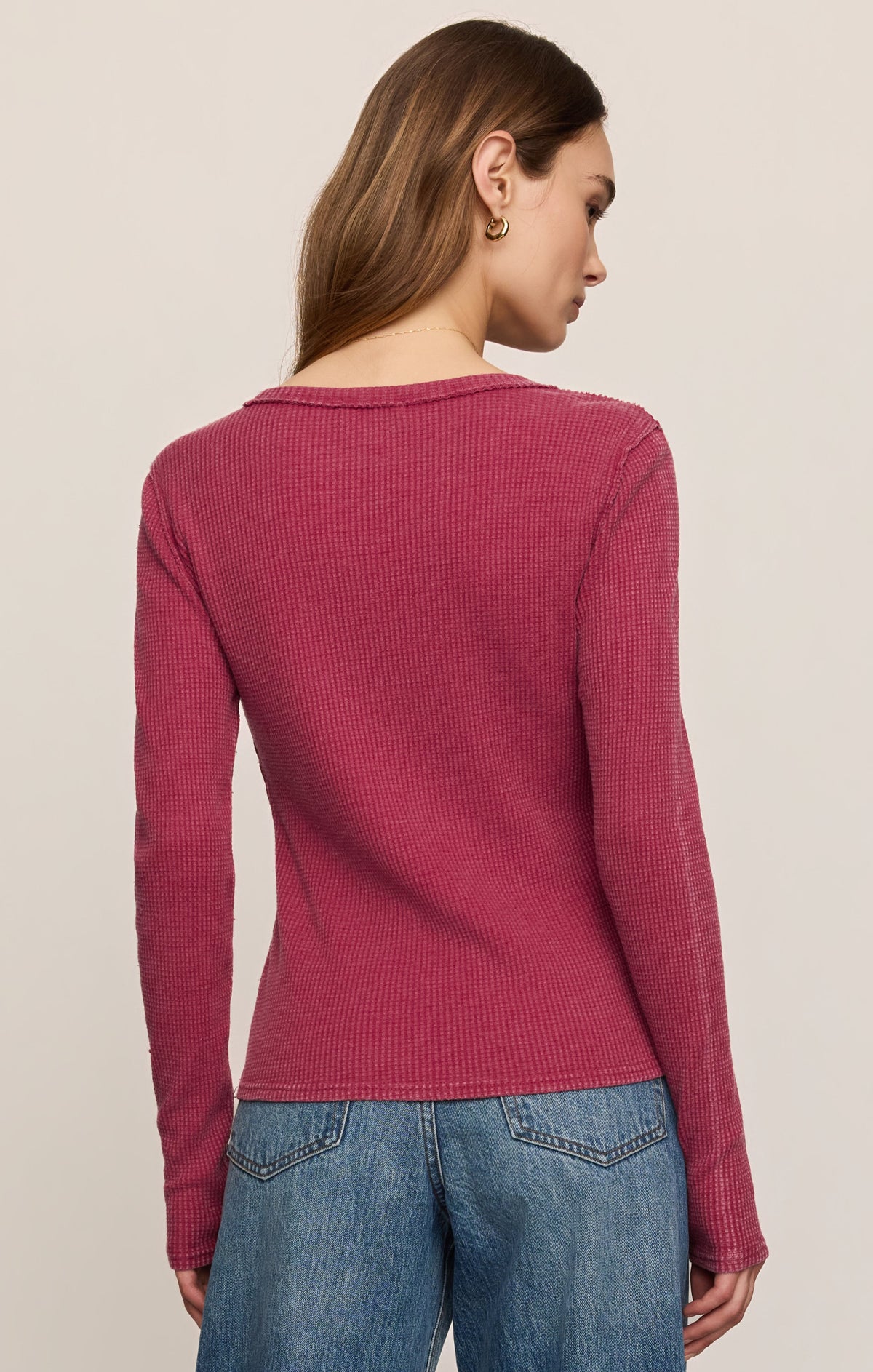 Arlet Mini Thermal Top- Red Dahlia