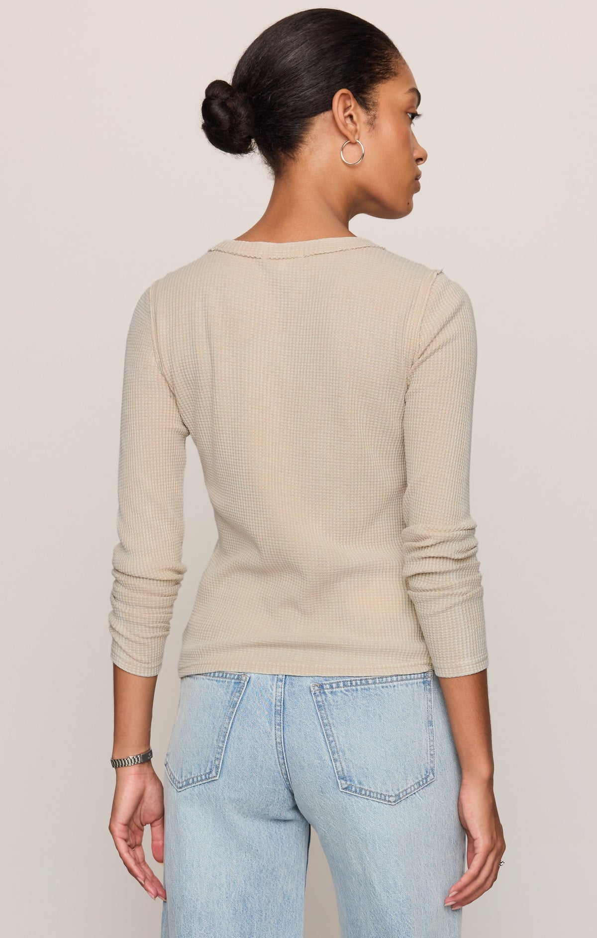 Arlet Mini Thermal Top- Soft Ecru