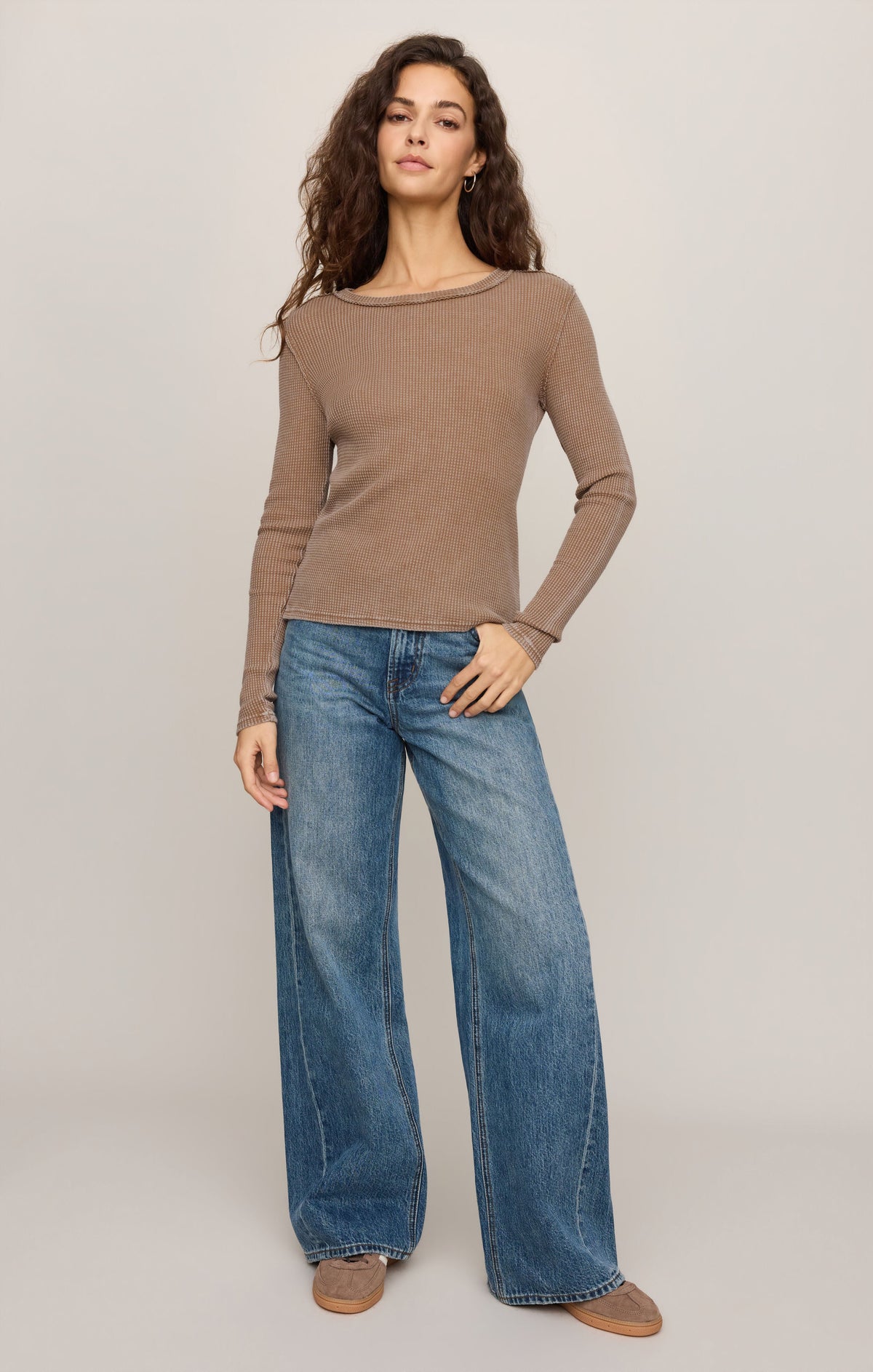 Arlet Mini Thermal Top- Saddle Suede