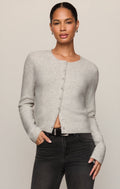 Medina Cardigan- Feather Grey