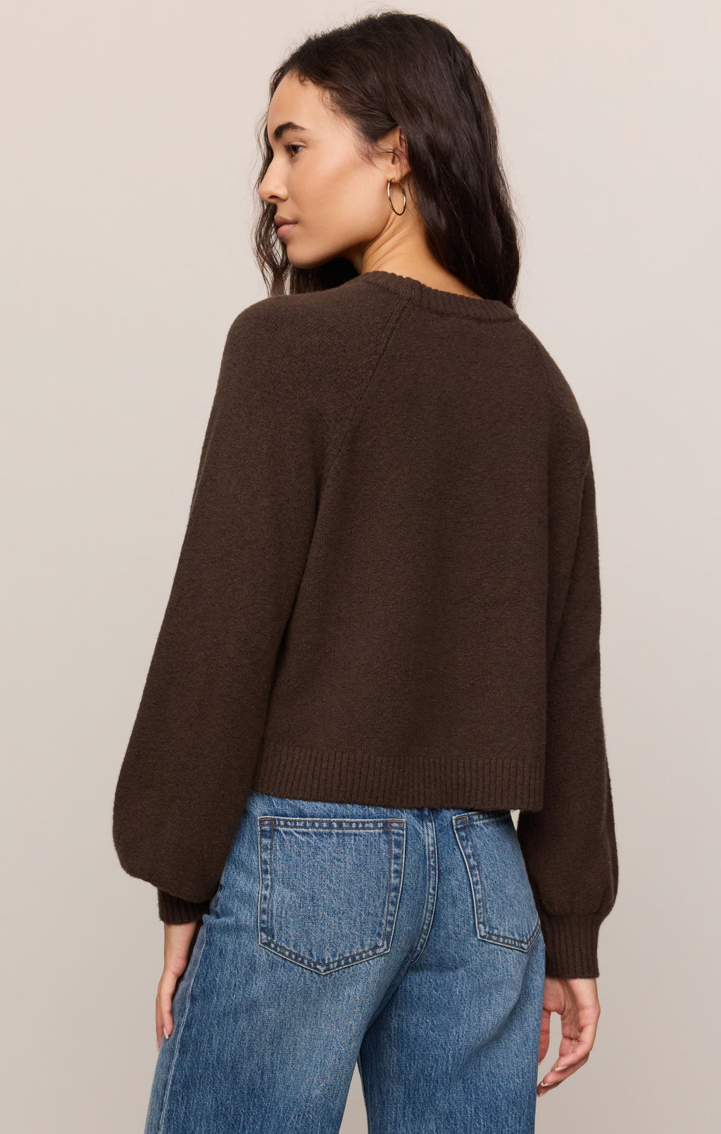 Coming Up Cozy Sweater- Dark Chocolate