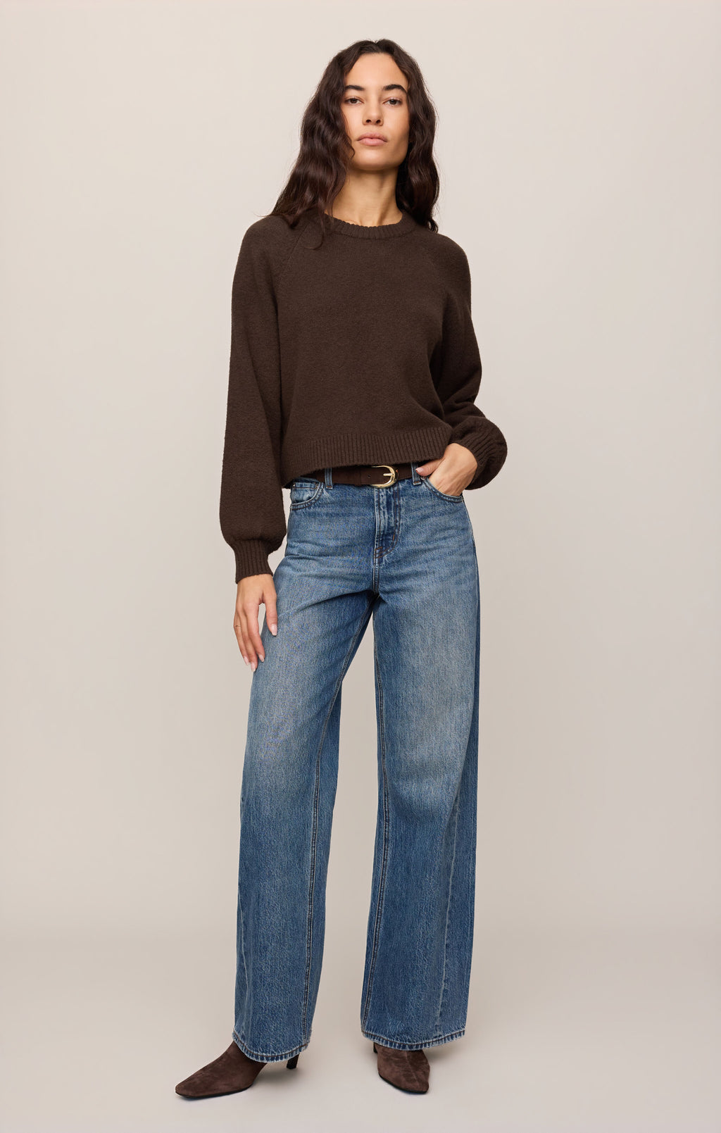 Coming Up Cozy Sweater- Dark Chocolate