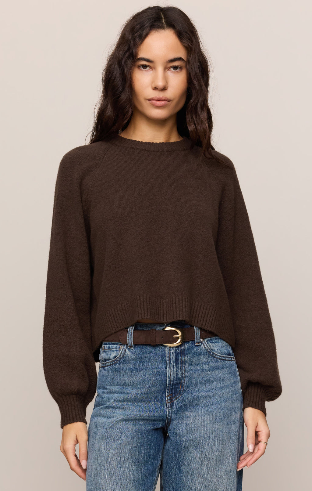 Coming Up Cozy Sweater- Dark Chocolate
