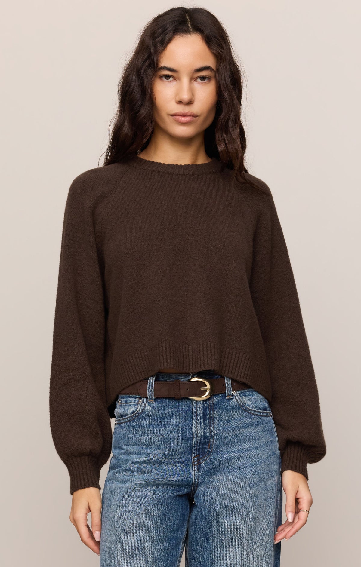 Coming Up Cozy Sweater- Dark Chocolate