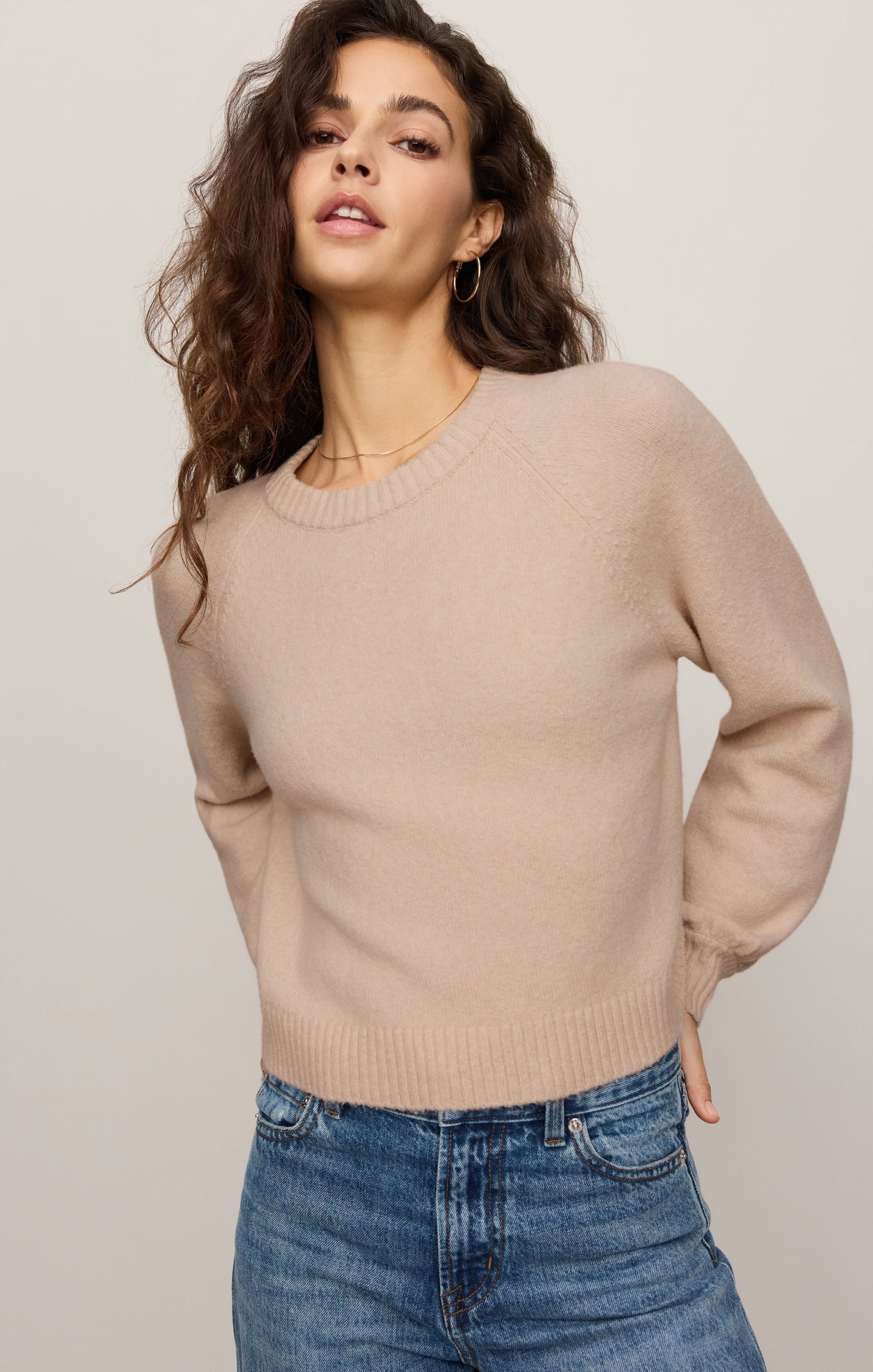 Coming Up Cozy Sweater- Soft Ecru