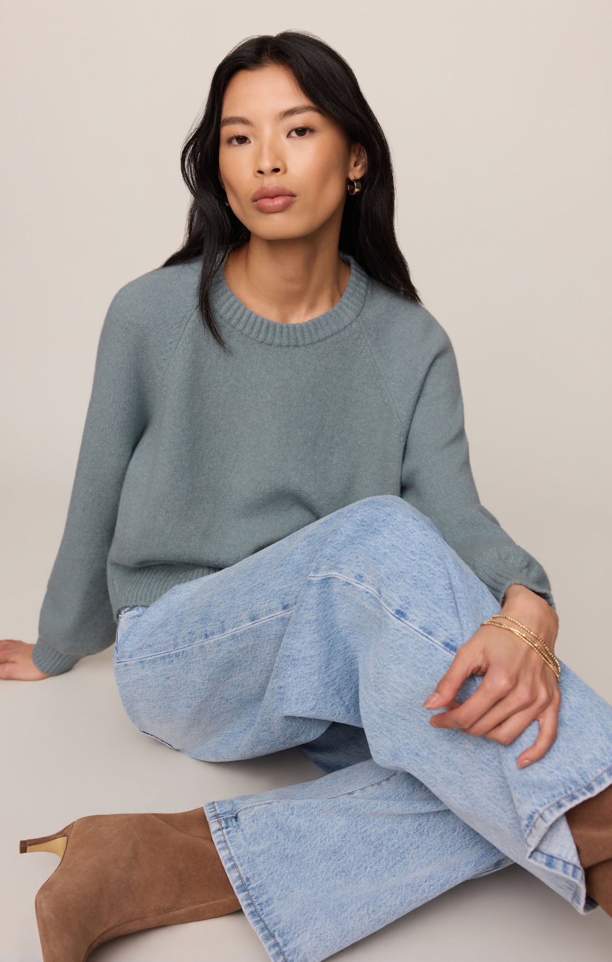 Coming Up Cozy Sweater- Soft Succulent