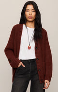 Whitmore Cardigan- Velvet Rouge