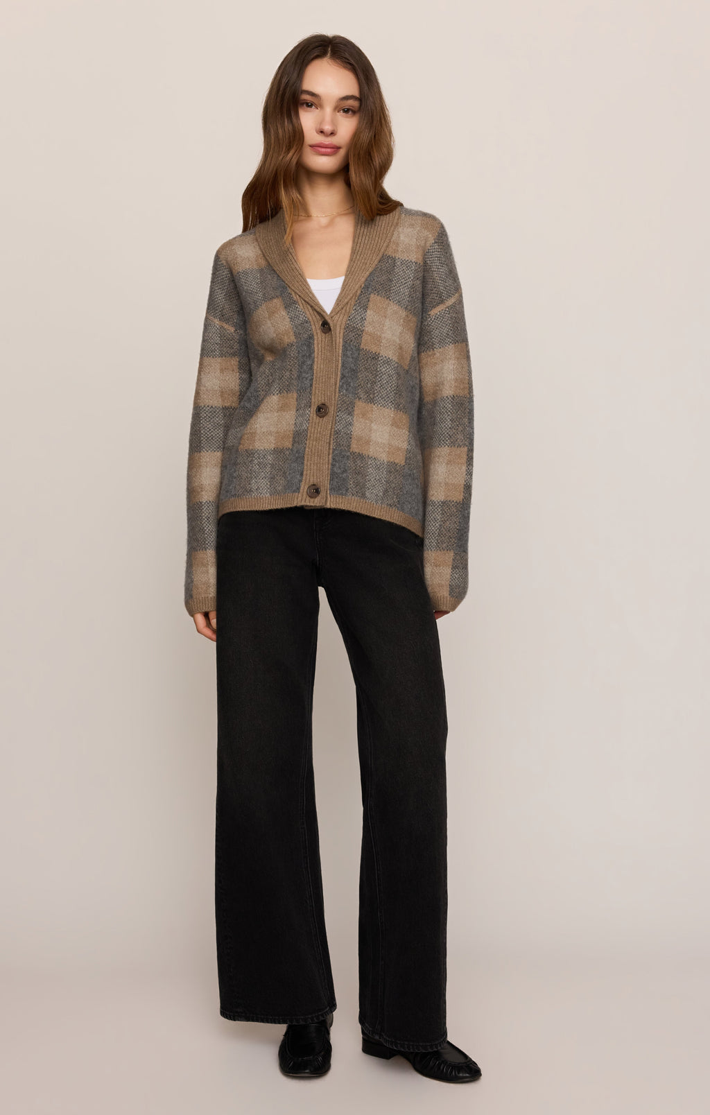 Ludlow Cardigan- Classic Heather Grey