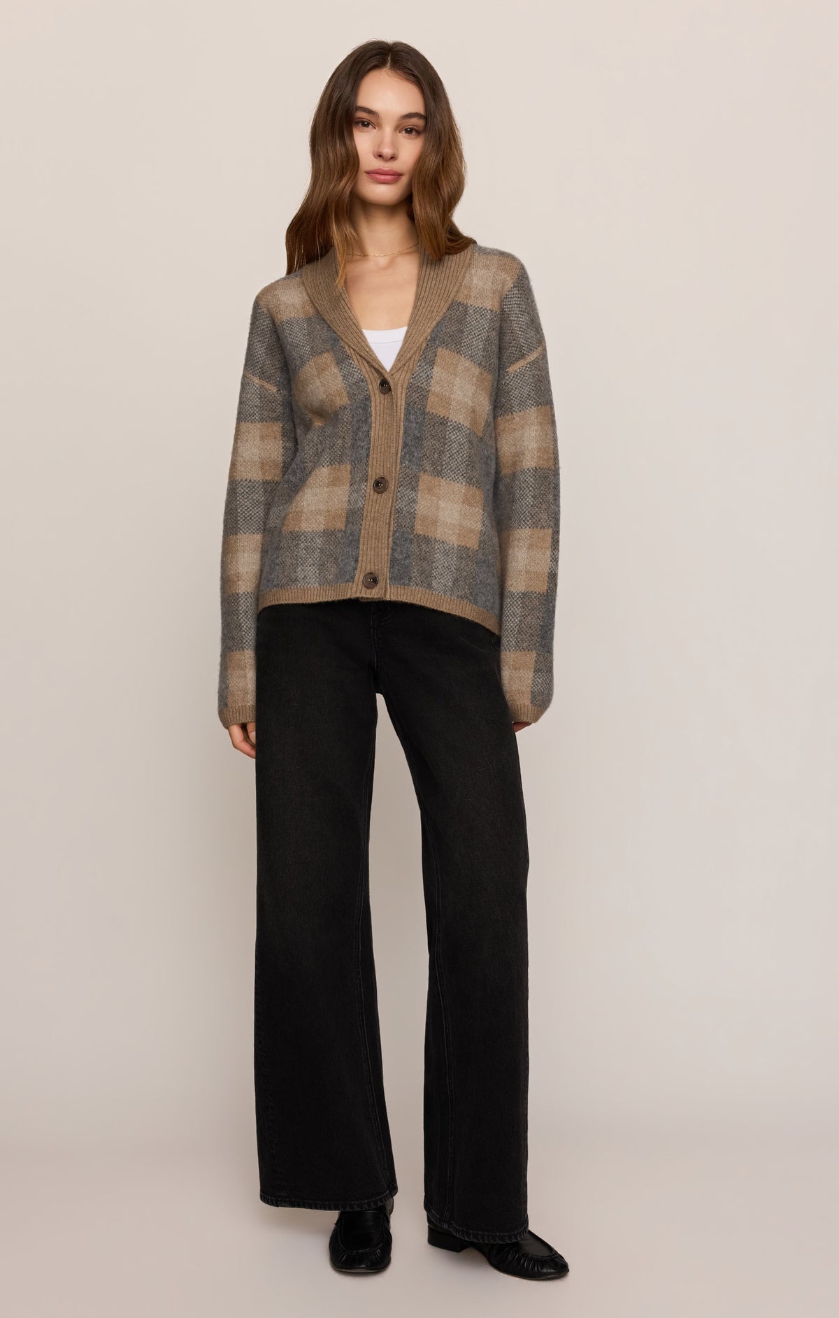 Ludlow Cardigan- Classic Heather Grey