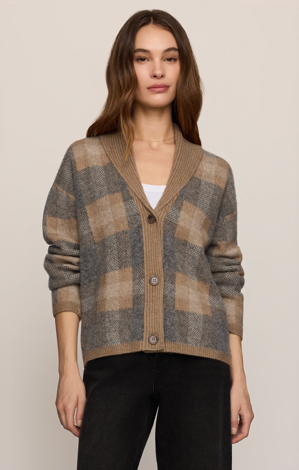 Ludlow Cardigan- Classic Heather Grey