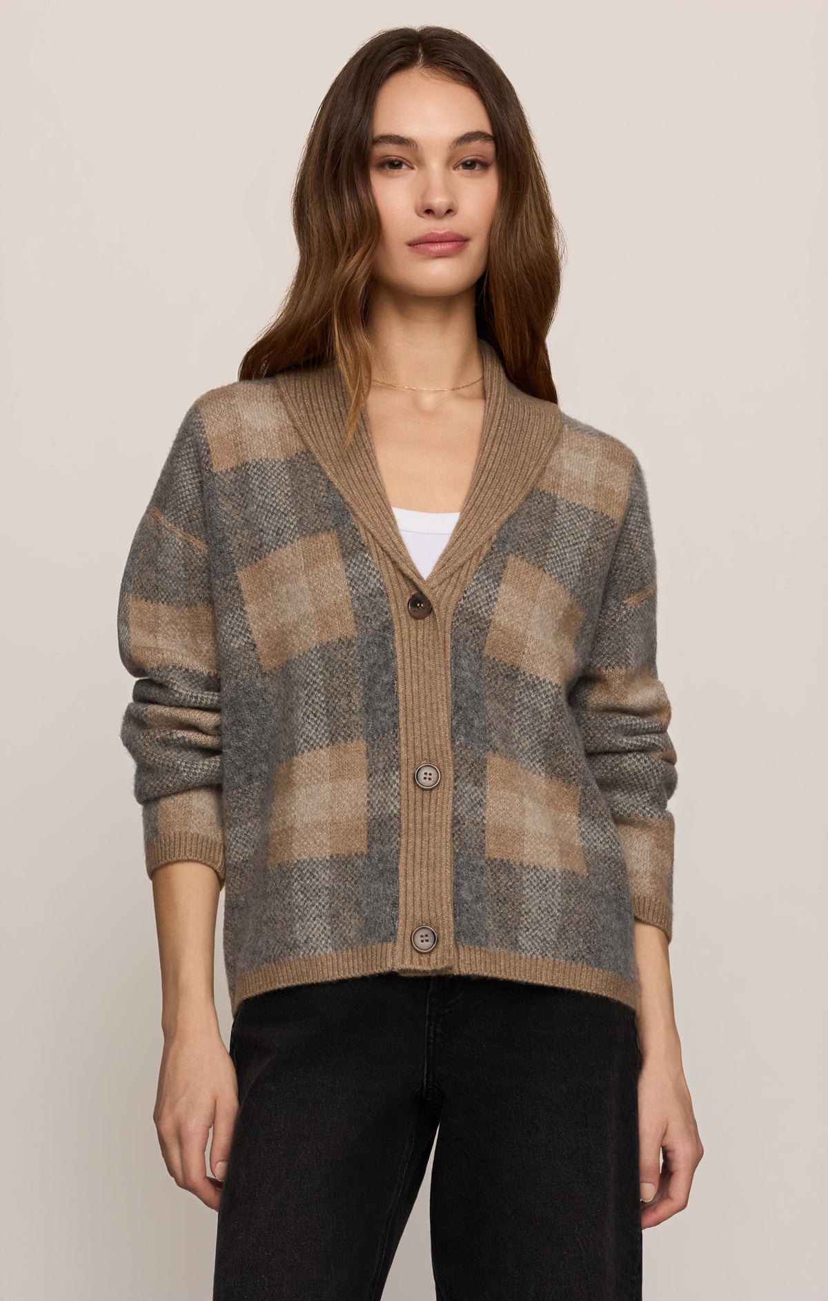 Ludlow Cardigan- Classic Heather Grey