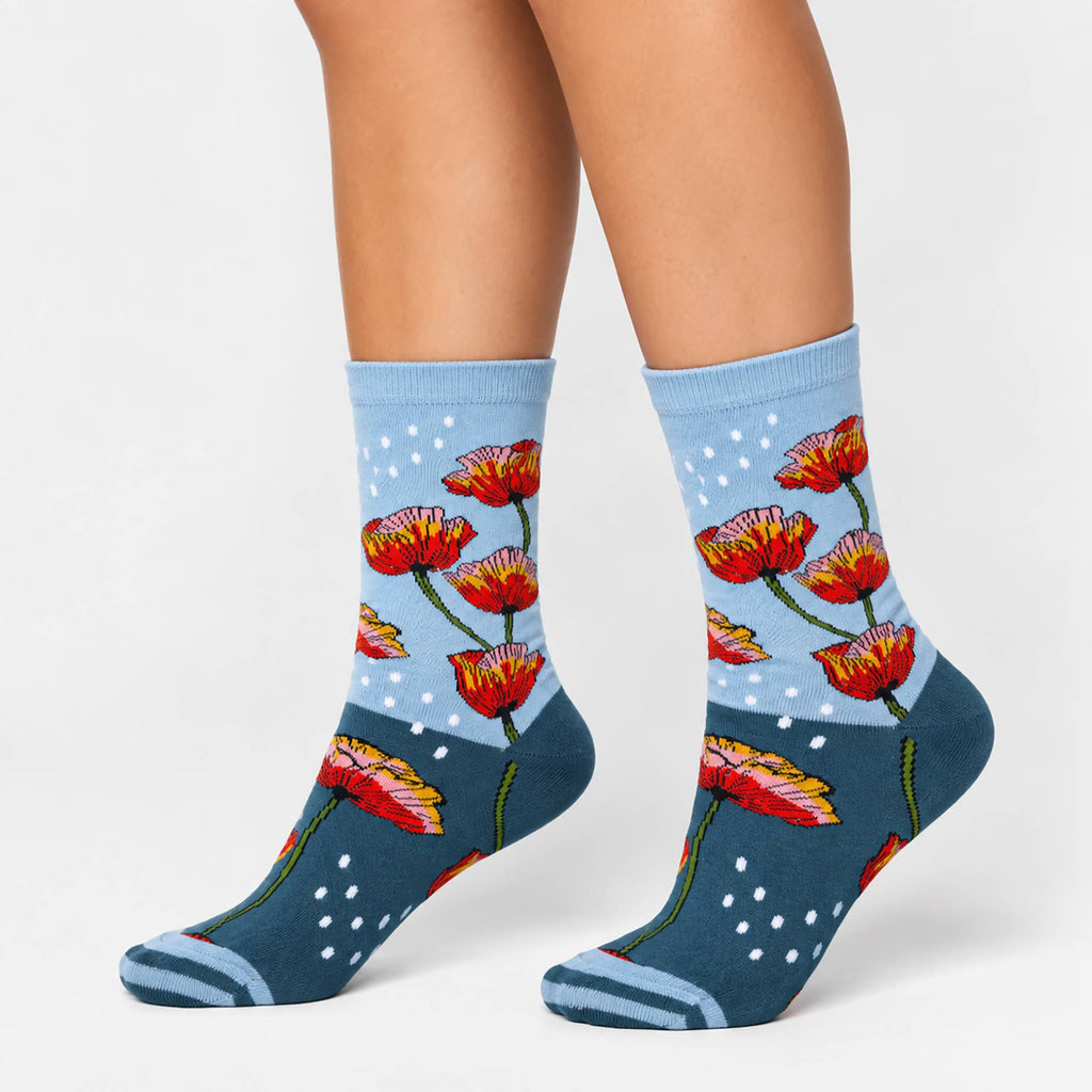 Poppy Please | Women's Premium Cotton Crew Socks