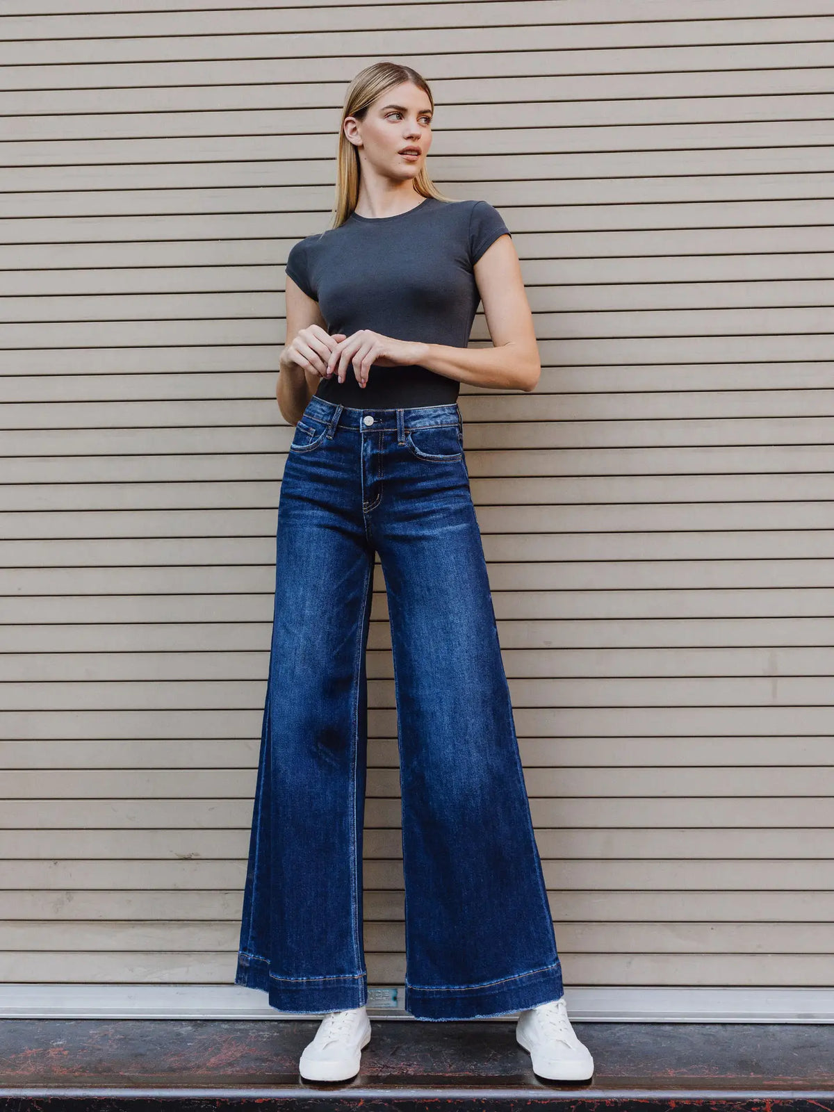Beaming High Rise Palazzo Jeans