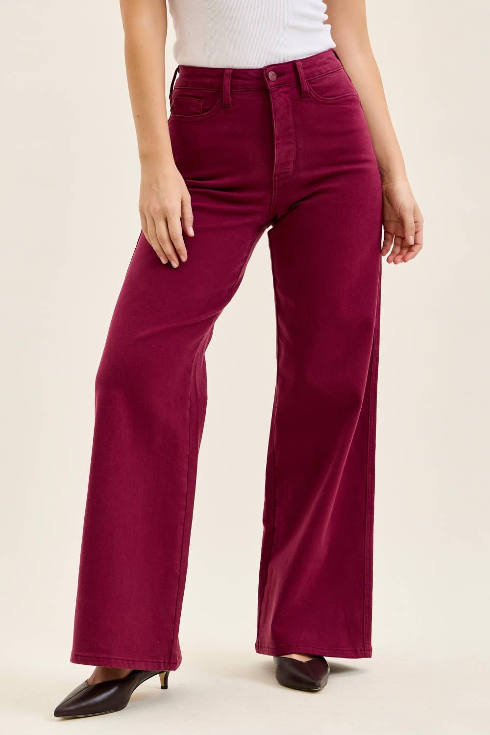 Boysenberry Retro Wide Leg