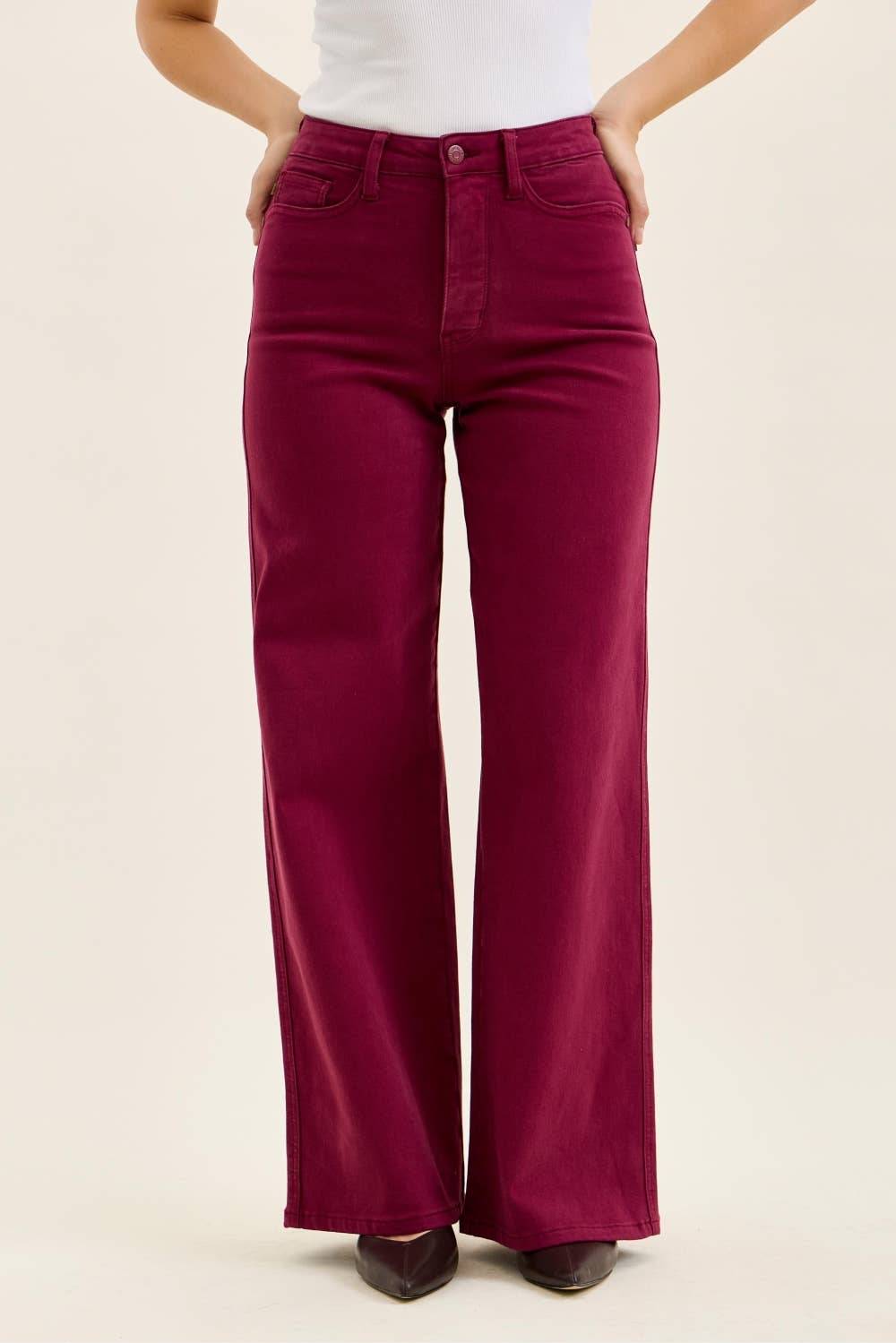 Boysenberry Retro Wide Leg