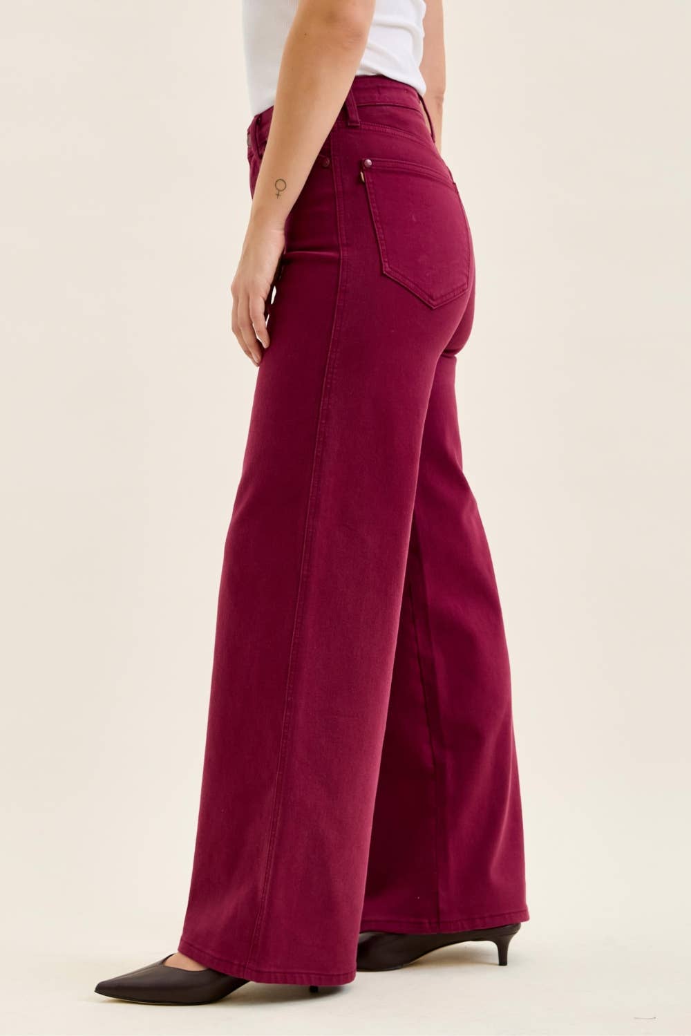 Boysenberry Retro Wide Leg