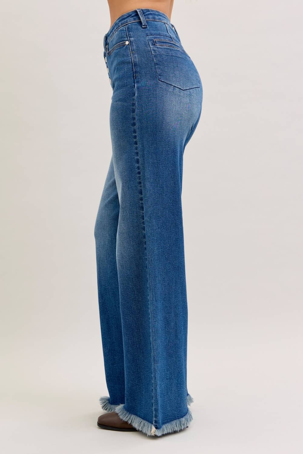 Straight-Leg Button Fly Jean