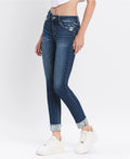 Reflex Cuffed Mid-Rise Skinny