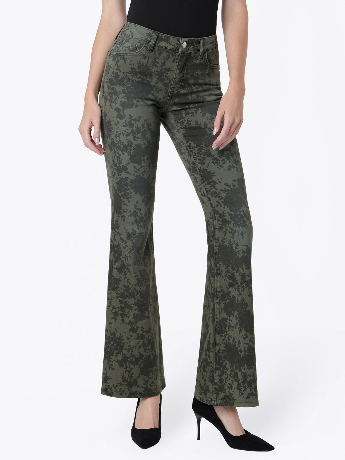 Sage Blossom Flare Jean