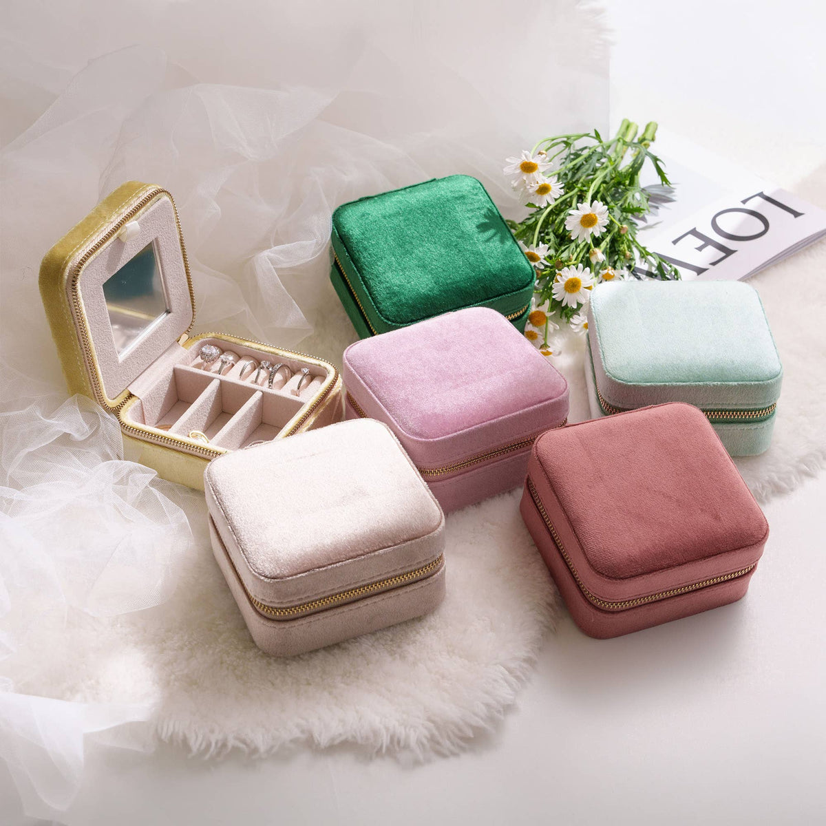 Velvet Jewelry Box