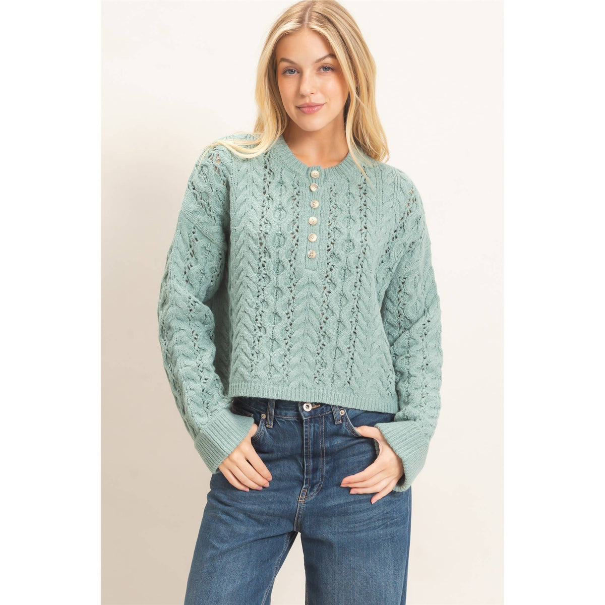 Cassie Cable Knit Sweater