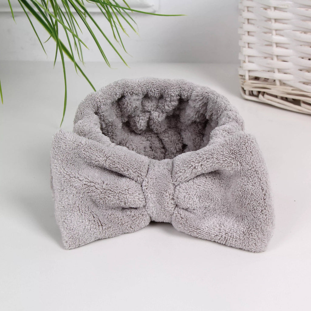 Luxe Spa Headband in Gray