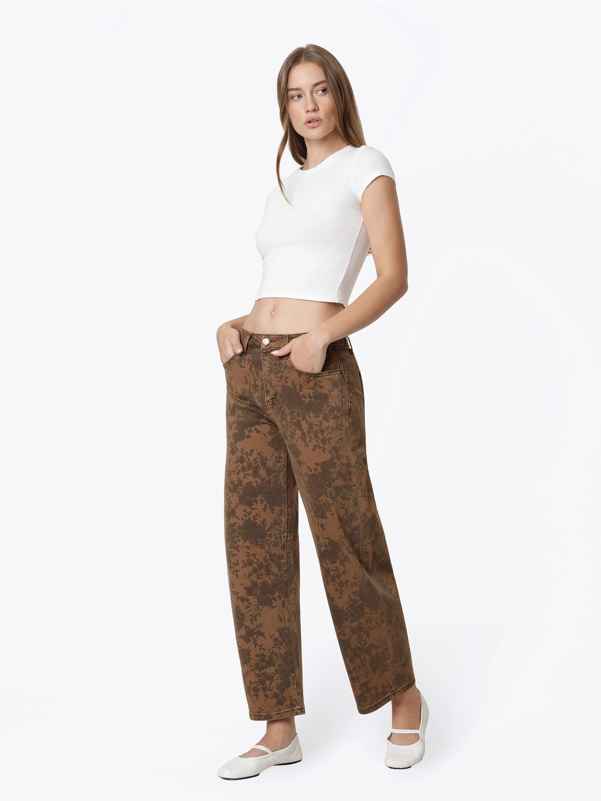 Brown Sugar Bloom Jeans